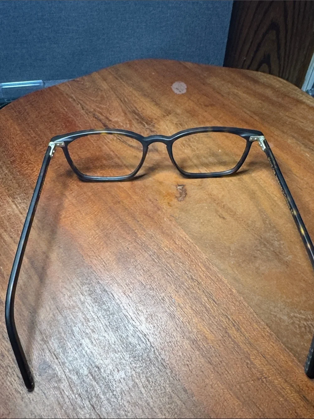 LUNOR , hand made in Germany Tortoiseshell Square-Angled Eyeglass Frames only